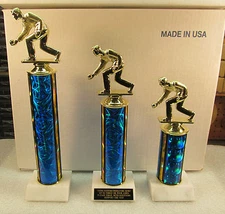 Bocce Ball Lawn Bowling Award MorF 1st,2nd,3rd FREE Engraving SUPPORT THE VET