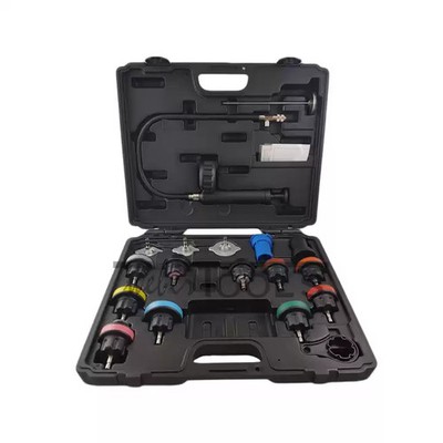 Kühlmittel Kühlsystem Prüfset 18 teilig mit Handpumpe Manometer Adaptern