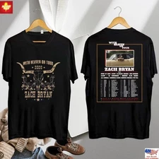 Zach Bryan With Heaven On Tour 2026 T-Shirt, Zach Bryan Bull Skull Shirt