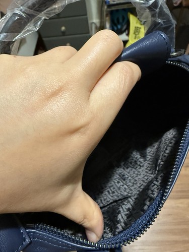 Longchamp Le Pliage Cuir Xs Leather Navy - Picture 5 of 6