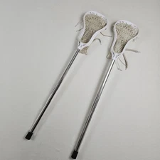 Lacrosse Sticks Mini Brine E3 Classic Grip Lot Of 2 Silver And Blue