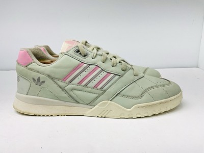 Adidas AR Trainer Men Low Athletic Leather Shoes D98156 Green Pink Size 10.5 3G