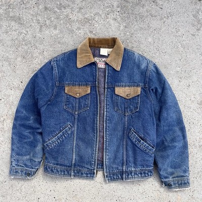 Vintage 90s Walls Blizzard Pruf Denim Jacket Blanket Lining Workwear Men s M