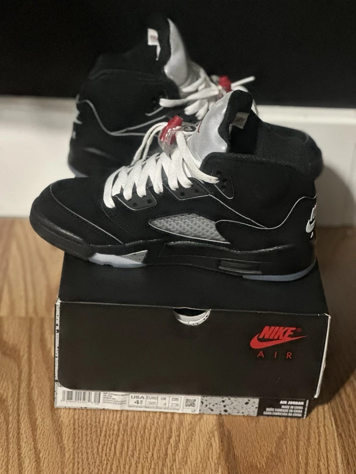 Jordan 5 Retro OG Negro Metálico Reimaginado GS - HF3976-001 Talla Foto 2 de 4