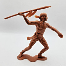 Vintage 1960s Marx 6" Indian Warrior Throwing Spear. Fully Intact f13