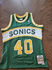 Shawn Kemp Jersey Seattle SuperSonics Size Large Mitchell Ness Hardwood New
