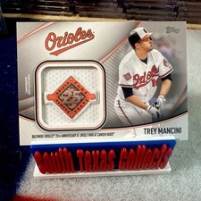 K108,099 - 2020 Topps Jumbo Special Event Sleeve Patches #JSESTM Trey Mancini