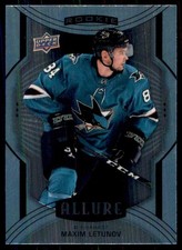 2020-21 Upper Deck Allure Maxim Letunov SP RC RC San Jose Sharks #102