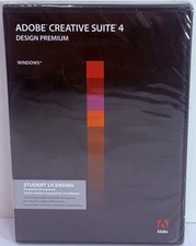 Adobe CS4 Design Premium Windows Photoshop Illustrator Indesign Acrobat 9 Pro