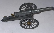 Vintage Metal Toy Cannon Hand Painted