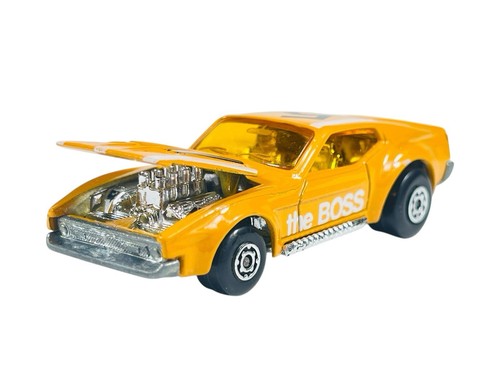Matchbox Lesney Superfast MB11 Orange Boss Cobra Mustang w/Yellow Picture Box - Picture 7 of 13
