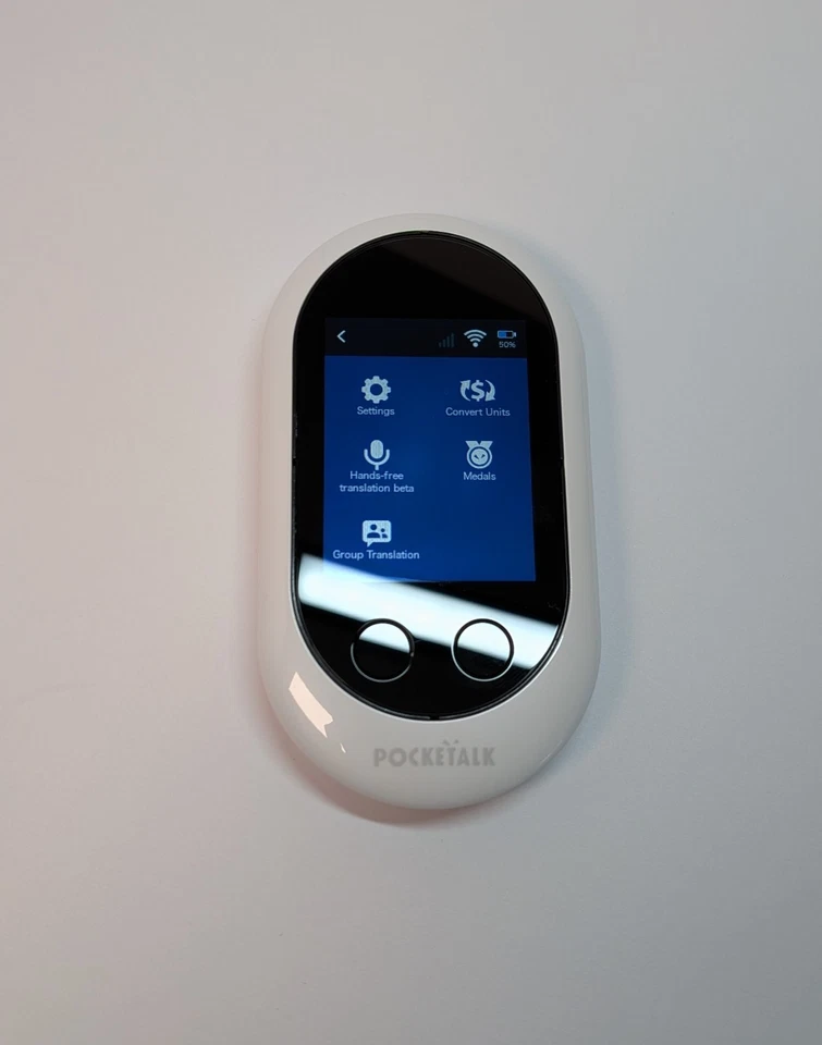 Pocketalk Classic 2-Way Translator/Interpreter - White - Tested SourceNext - Image 2 of 4