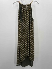 Pre-Owned MICHAEL Michael Kors Green Size Small Hi-Low Sleeveless Dress