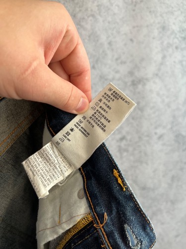 Evisu Jeans Men’s size 30 Dark Blue Japan Denim Pants Hype Streetwear Y2K - Picture 14 of 24