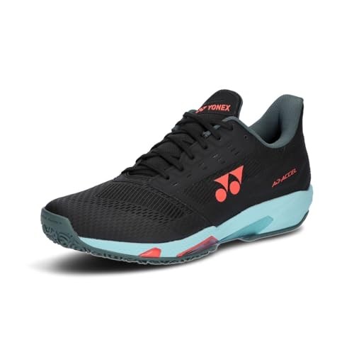 Yonex Tennis Shoes Power Cushion Adaxel WGC Black/Sky Blue