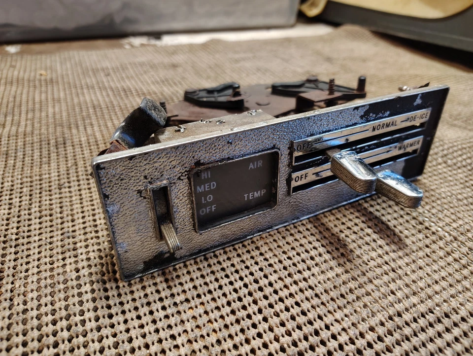 Pontiac GTO 1966 1967 LeMans Tempest HVAC controles selectores de calor sin aire acondicionado Foto 3 de 4