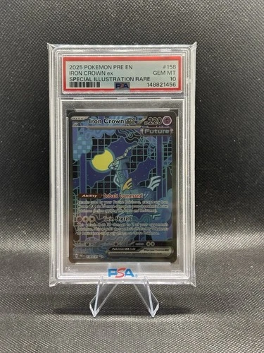 Iron Crown ex 158/131 Sv: Prismatic Evolutions Holo Psa 10