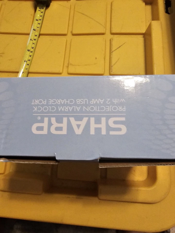 Sharp Projection Dual Alarm Clock w/Sleep 8 Sleep Sounds Works w/Adapter - Image 3 of 4