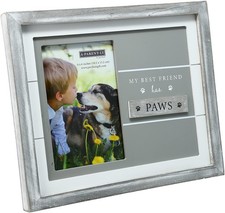 Pavilion My Best Friend Has Paws 9.75x8.25 Picture Frame for 4x6 Photo