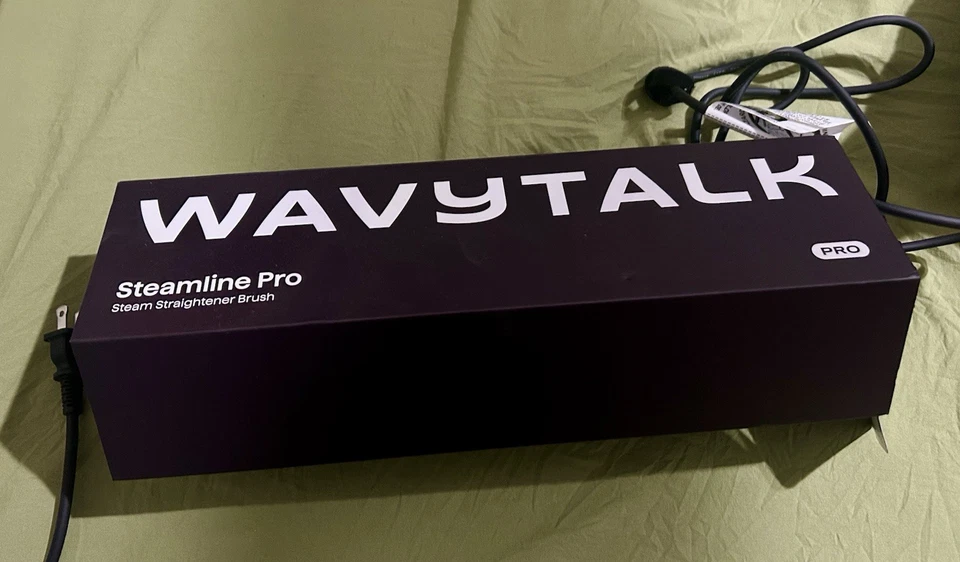 Wavytalk Pro Ceramic Heated Hair Straightening Brush Pink - Excellent condition - Image 3 of 4