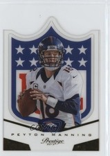 2013 Panini Prestige NFL Acetate Die-Cuts Peyton Manning #1 HOF Shield g5i