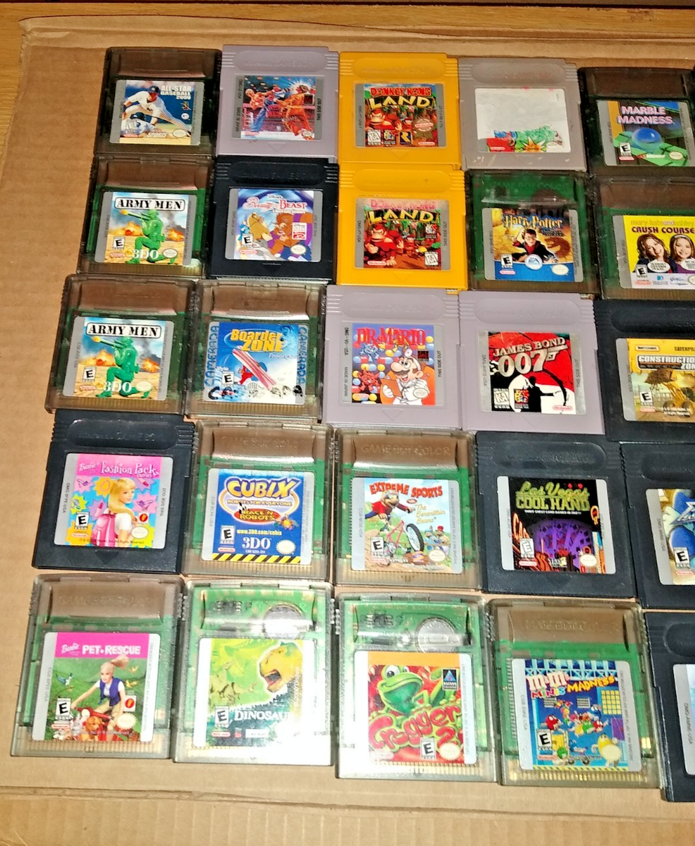 Nintendo Gameboy Gameboy Color Cartridges Tested