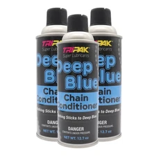 TRIPAK Deep Blue Chain Conditioner - Advanced Anti-Wear Formula (3 Pack)