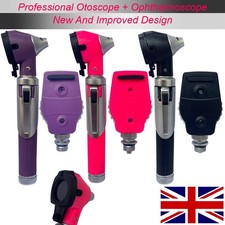 Mini Fibre Optic Otoscope Ophthalmoscope Medical Diagnostic LED ENT Examination