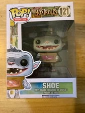 Funko POP The Box Trolls  Shoe 121 Vaulted RARE 2014, with protector