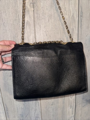 Coach Lane Shoulder Bag-C8595, Gold&Black Color, Pebble & Snakeskin Embossed - Picture 4 of 14