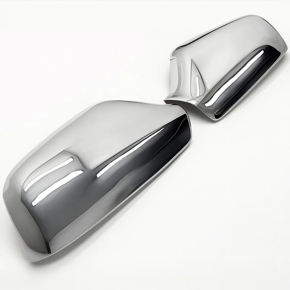 RECAMBO 1 juego de tapas de espejo de acero inoxidable cromadas adecuadas para Opel Astra G 1998-2005