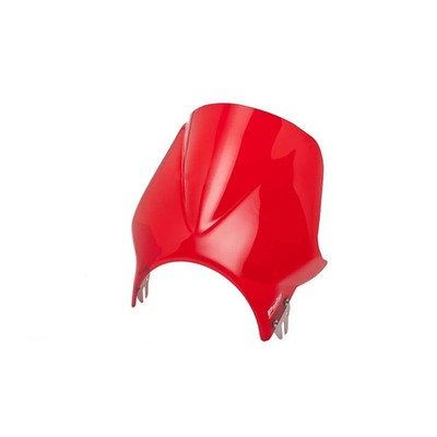 PUIG WINDSCREEN UNIV. WINDY FIT ON TRIUMPH STREET SCRAMBLER 17-19 RED
