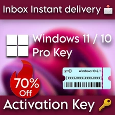 ✅ WIN 10 & 11 🔑 Chiave di attivazione Pro 📩 Consegna immediata ♾️ licenza a vita