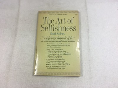 The Art of Selfishness David Seabury 1971 Cornerstone Library Self-Help
