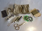Original German army BW repair kit sewing kit travel sewing kit + bag + scissors
