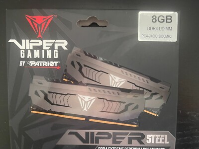 Patriot Viper Steel DDR4 16GB (2 x 8GB) 3000MHz Performance Memory