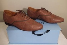 LANVIN leather Round-Toe Oxfordssize 38.5 us 8.5 30000