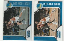 KLAY THOMPSON 2016-17 THREADS FRONT-ROW SEAT GOLD HOLOFOIL #25 + REG INSERT