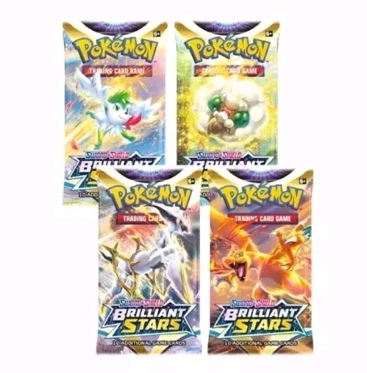 Pokemon TCG Brilliant Stars Booster Pack Random Artwork NEW/SEALED