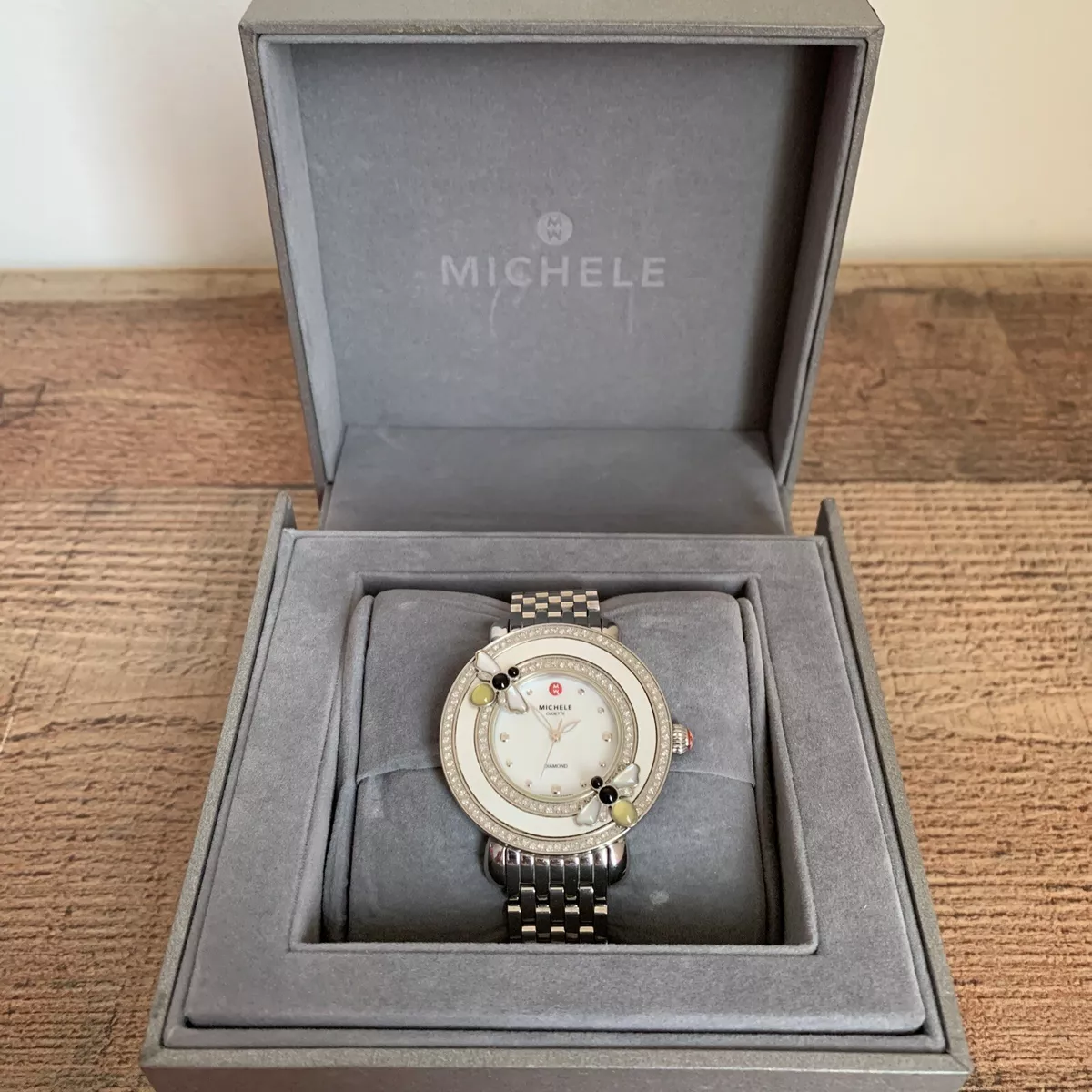 Michele Cloette Bumble Bee Diamond Limited Edition Ladies Watch MW20C33J5025