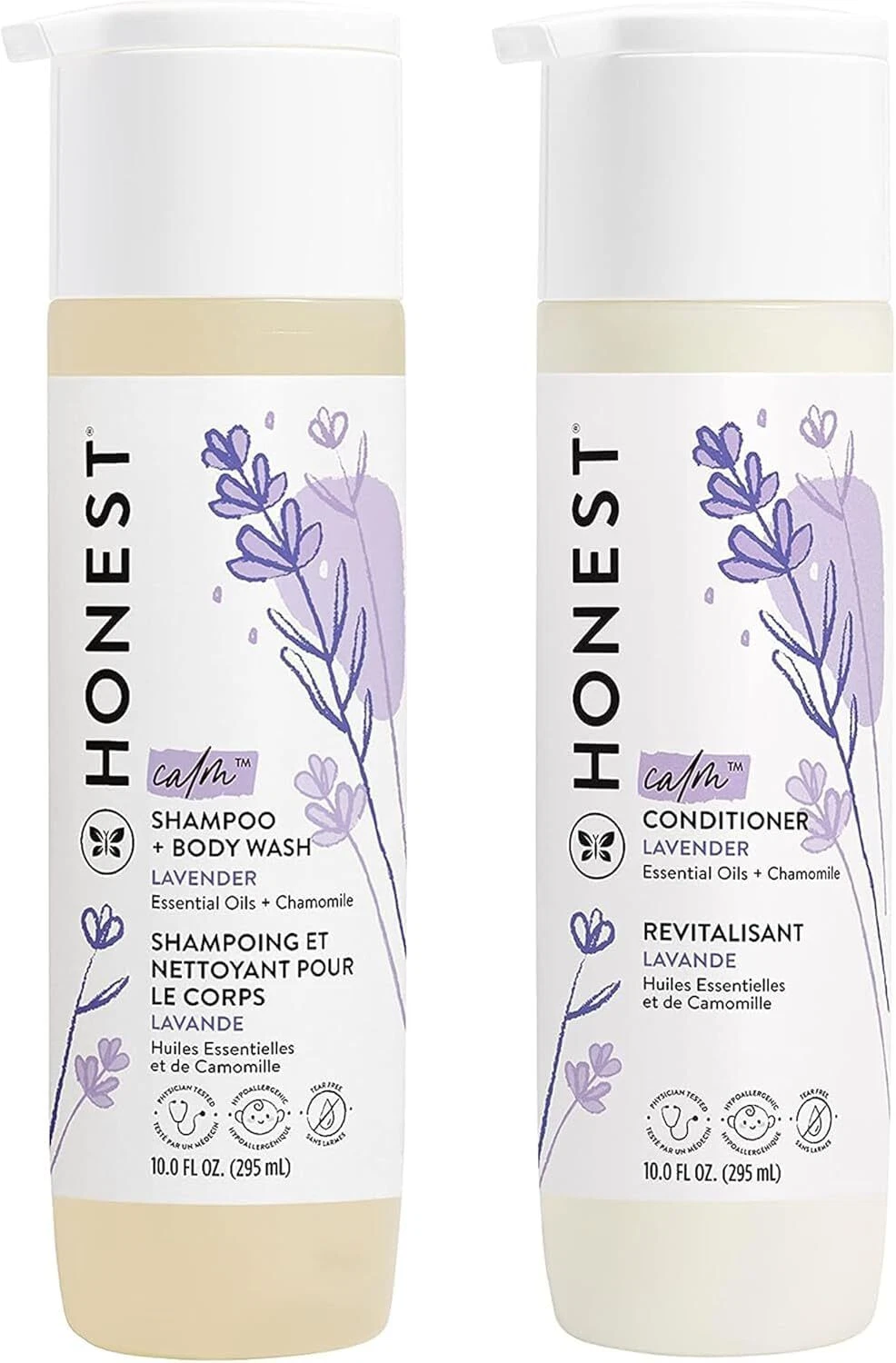 Honest Company Silicone-Free Conditioner & Shampoo Lavender Calm 20 fl oz