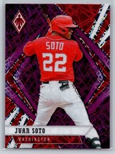 2021 Panini Phoenix #25 Juan Soto Purple Velocity