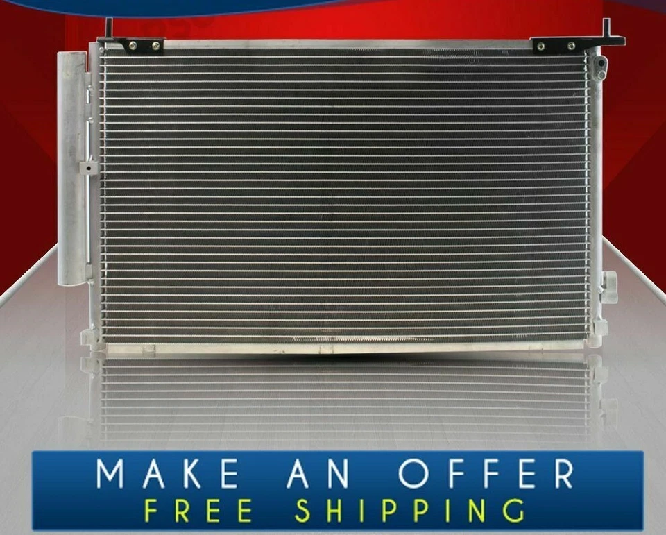 Condensador de aire acondicionado para Honda Civic 2006-2009 (coupe) (OEM: 80102SVAA01) ACS Foto 2 de 2