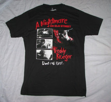 Men's M A NIGHTMARE ON ELM STREET Freddy Krueger T-Shirt / NEW LINE PICTURES