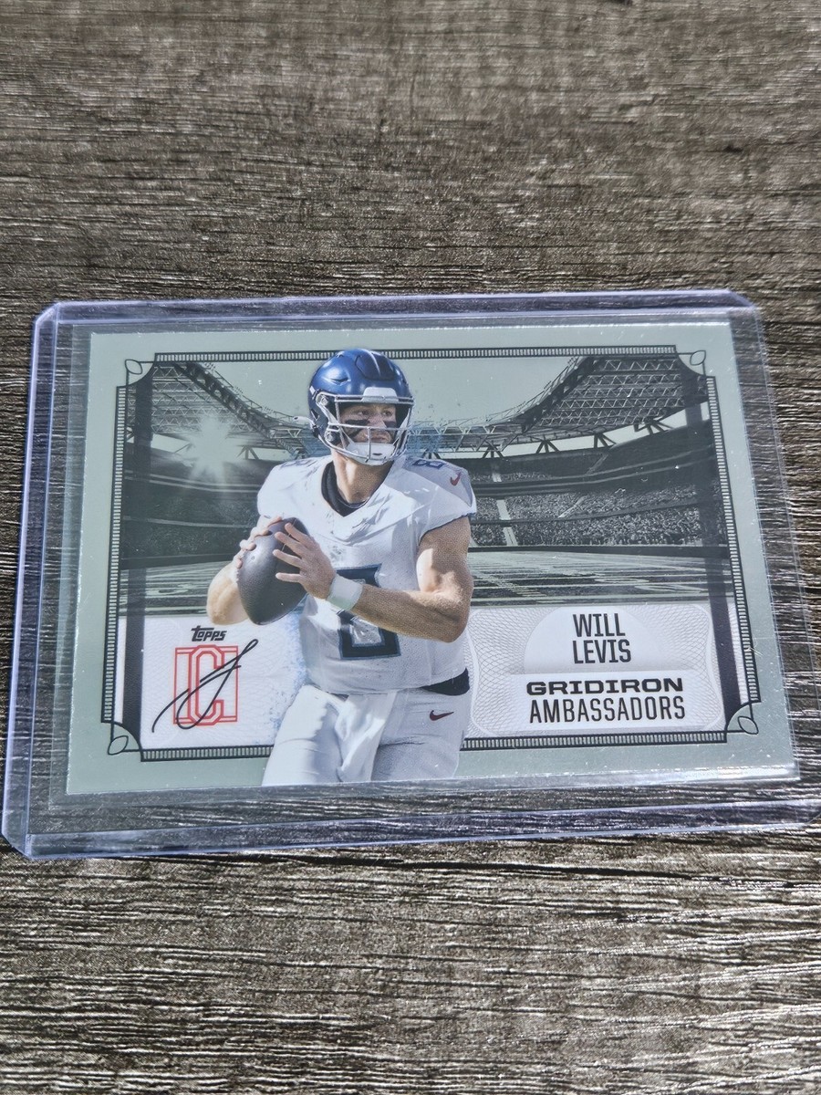 2025 TOPPS SIGNATURE CLASS #GA-15 - WILL LEVIS - GRIDIRON