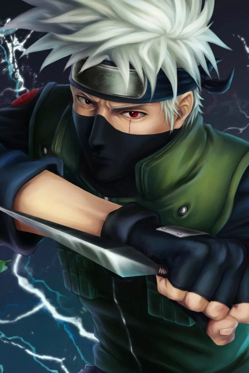 Naruto Kakashi Hatake Canvas Print