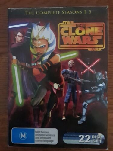 Star Wars The Clone Wars The Complete Seasons 1-5 DVD Box Set