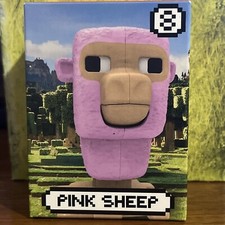 Pink Sheep A Minecraft Movie NEW UNOPENED McDonald s Collectibles Toy 8 Happy