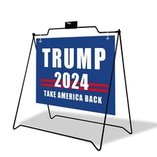 4 UNIT Yard Sign Frames for Displaying 22" x 18" BLACK A-Frame Sign （FRAME ONLY）