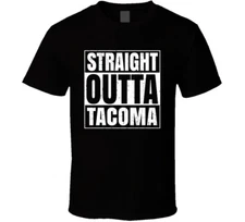 Straight Outta Tacoma Washington City Compton Parody Grunge T Shirt